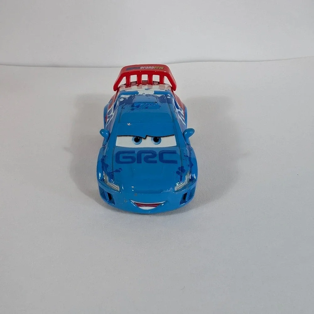 Disney Pixar Cars Raoul CaRoule GRC Global Rally Car Blue Mattel Diecast 1:55